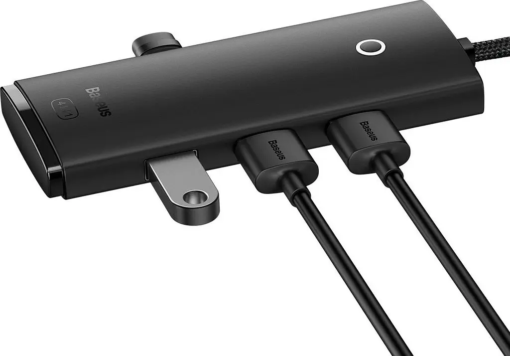 USB-хаб Baseus Lite Series 4-Port USB-A Hub (WKQX030001) [77936] - фото 4