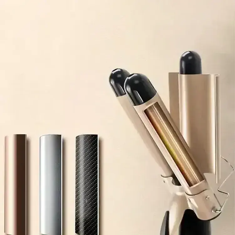 Плойка тройная Curli Girls М11 керамическое покрытие стайлер голливудская волна золотая - фото 5