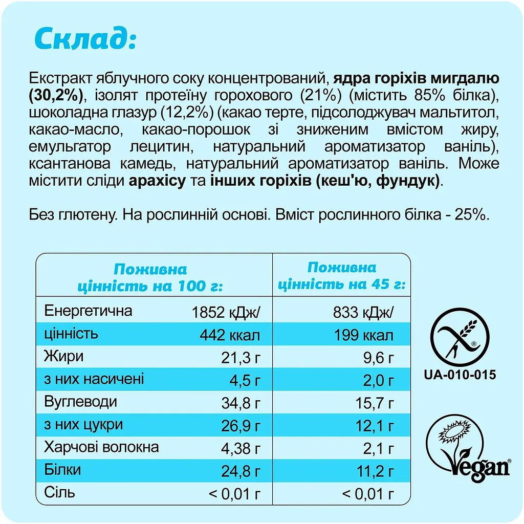 Набір протеїнових батончиків Fizi Protein box 10 шт. - фото 9