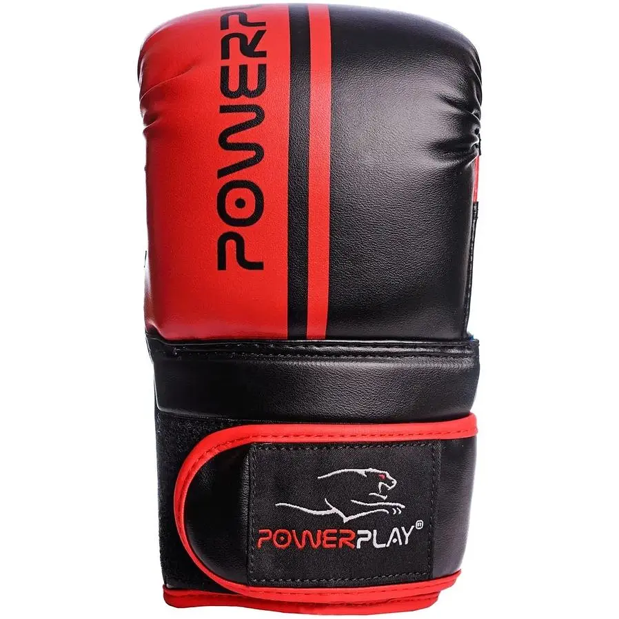 Перчатки боксерские PowerPlay 3025 Black/Red - S - фото 2