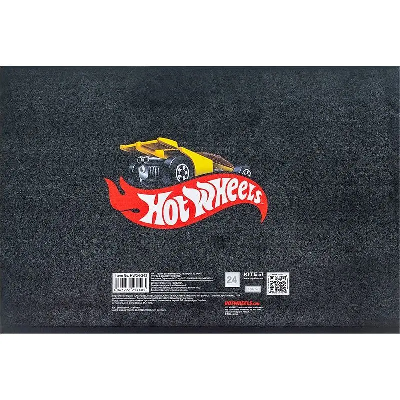 Тетрадь для рисования Kite Hot Wheels А4 24 листа рисунок 1 (HW24-242) - фото 2