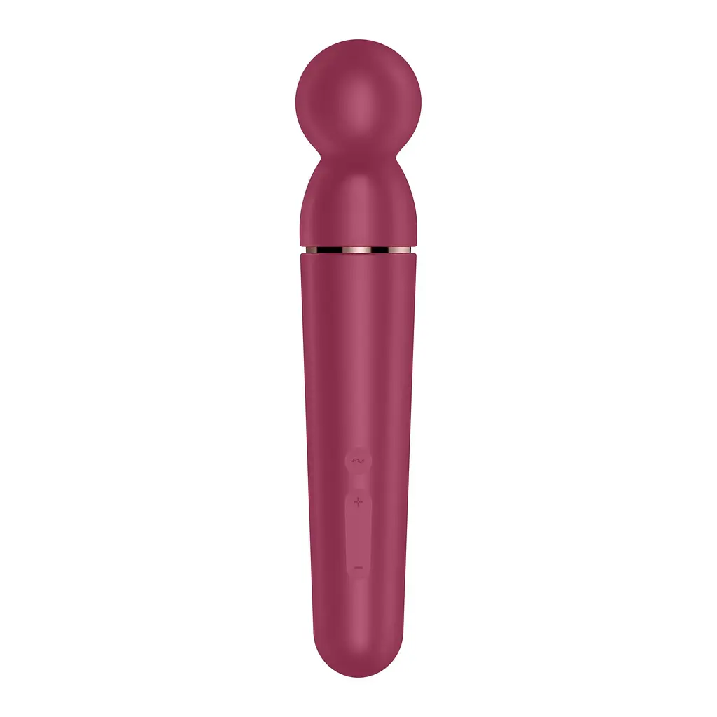 Вібромасажер Satisfyer Planet Wand-er Berry/Rosegold, дуже потужний, бездротовий - фото 5