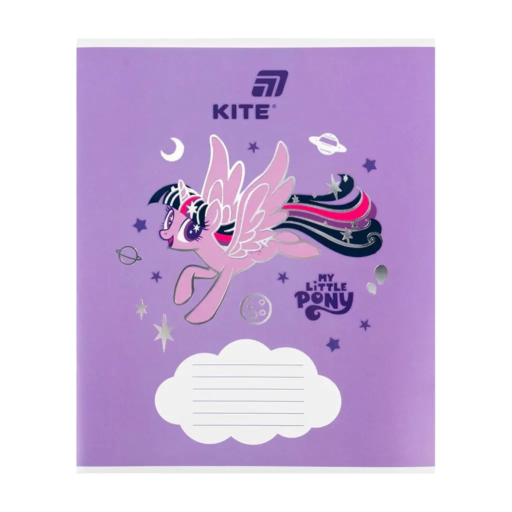Зошит Kite My Littke Pony, 12 аркушів, коса лінія (LP26-235), в асортименті - фото 3