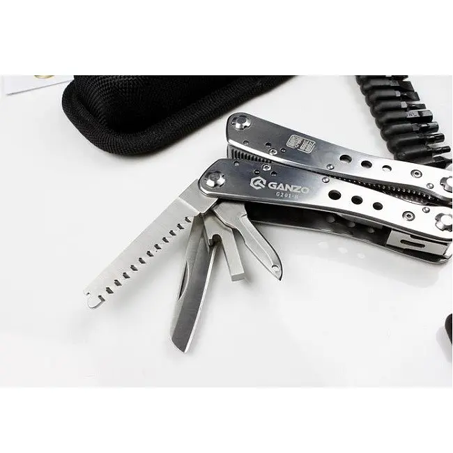 Мультитул Multi Tool Ganzo G201-H Chrome Edition 22 функцій - фото 3