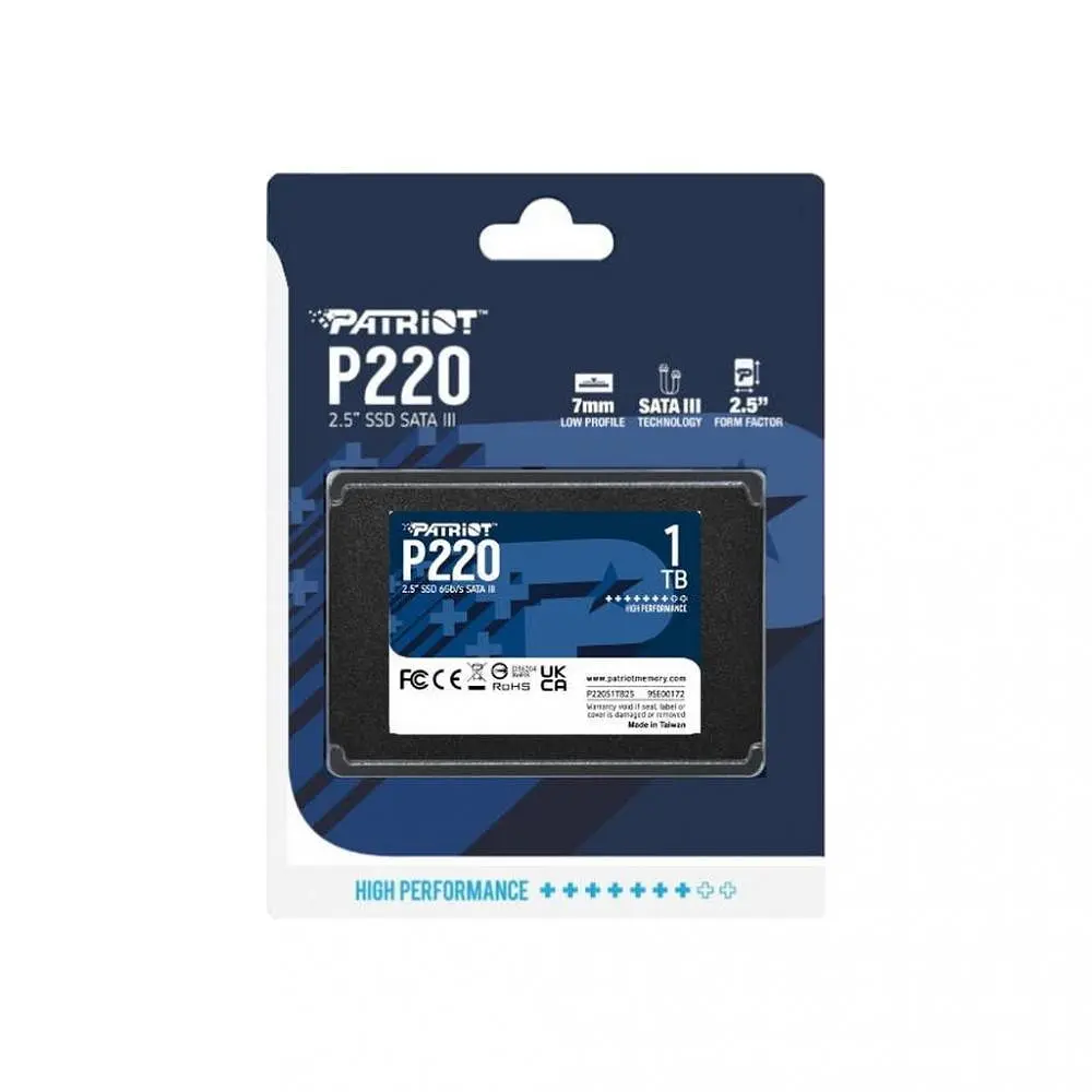 SSD-накопитель Patriot P220 1 ТБ (P220S1TB25) - фото 4