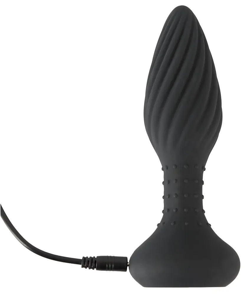 Анальна пробка Anos Finest Butt Plug Wear 15.1 см (чорний) - фото 6