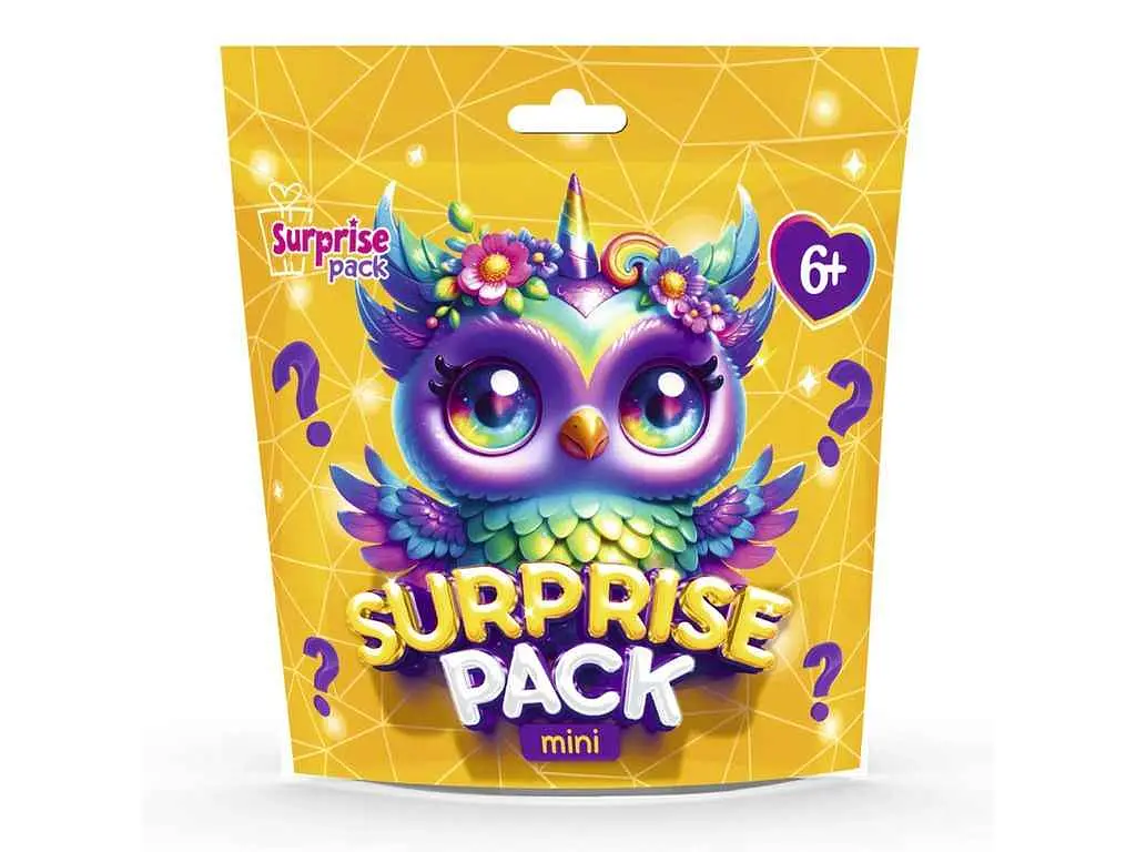 Іграшка-антистрес VLADI TOYS Surprise Pack Mini 1 жовтий із сюрпризами VT8040-01