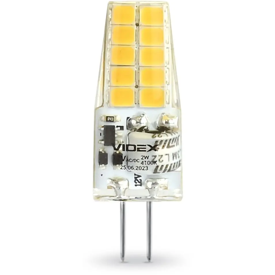 Лампа светодиодная Videx G4C 12V 2W G4 4100K (VL-G4C-02124) - фото 2