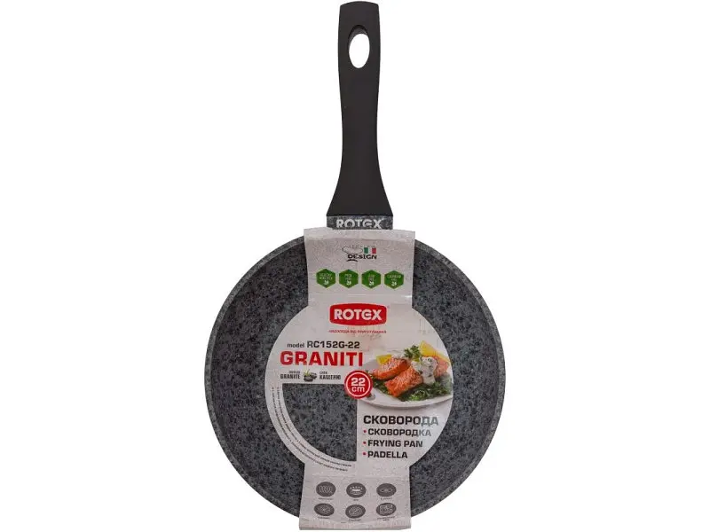 Сковорода Rotex RC152G-22 Graniti - фото 4