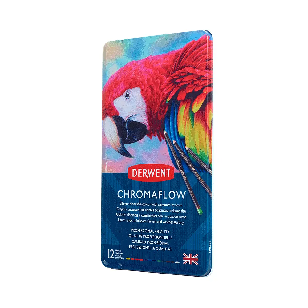 Кольорові олівці Colour Chromaflow 12 шт. Derwent (5028252616119) - фото 5