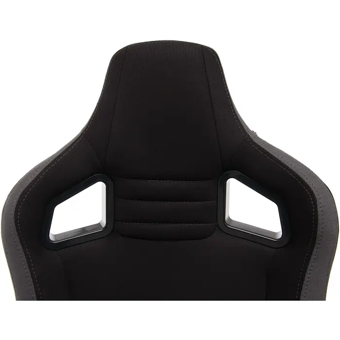 Геймерське крісло GT Racer чорне із сірим (X-0712 Shadow Gray) - фото 2