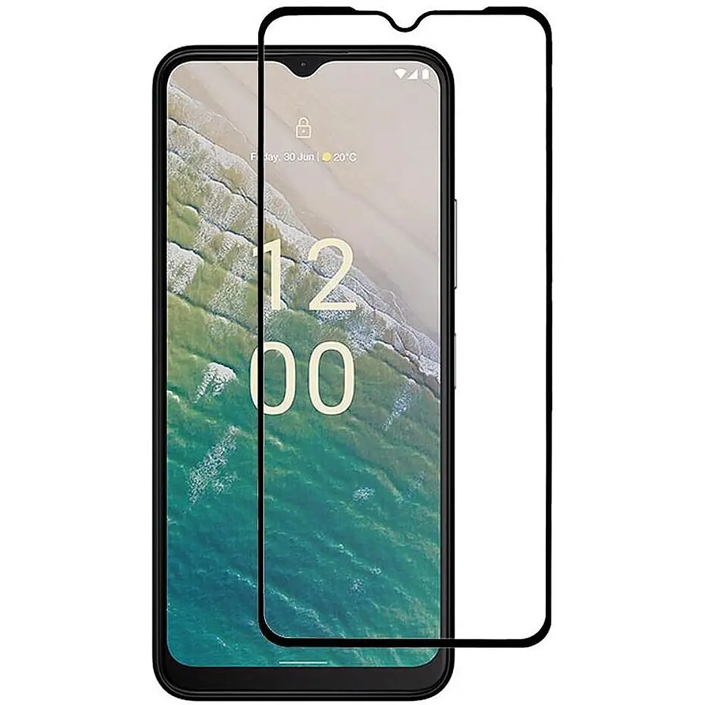 Захисне скло BeCover для Nokia C32 Black (709739) - фото 4