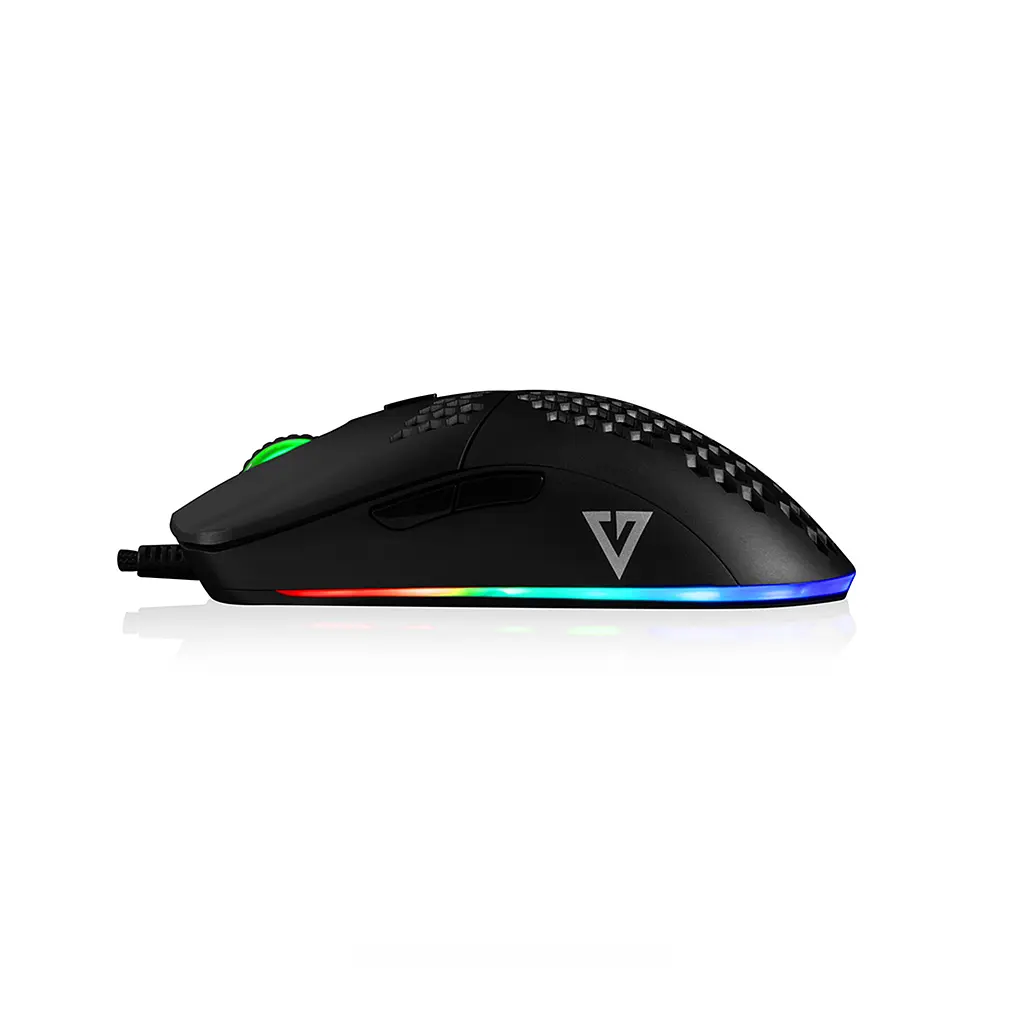 Мишка Modecom Shinobi 3360 Volcano ігрова 12000dpi 6 кнопок чорна - фото 6