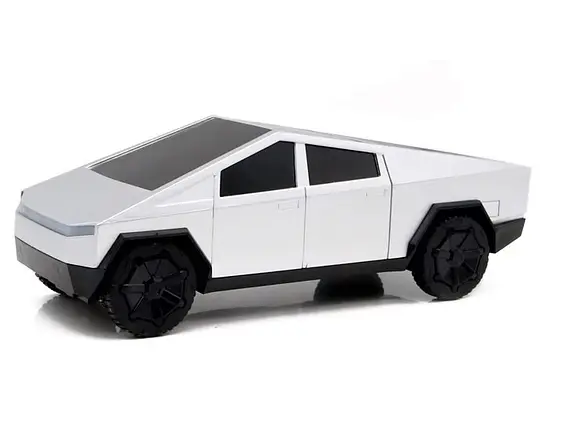 Машина на радіокеруванні Tesla Cybertruc 9076 підсвічування  музика USB-кабель беззвучний режим в коробці 3.7 Вт Сірий - фото 3