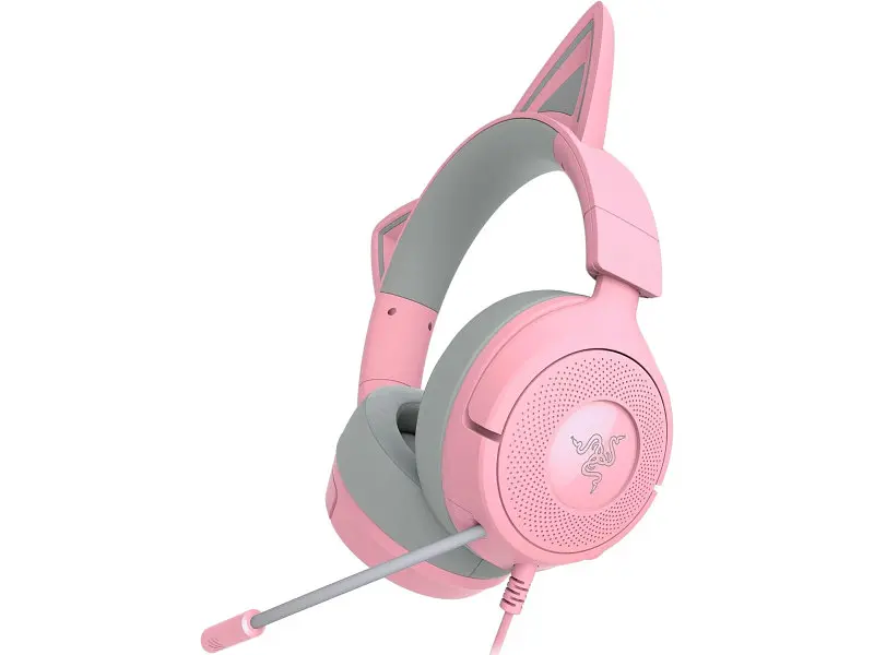 Навушники з мікрофоном Razer Kraken Kitty V3 X Quartz (RZ04-05350100-R3M1) - фото 5