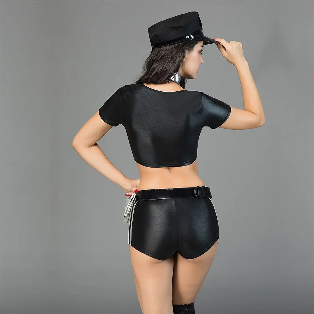 Еротичний костюм поліцейської "Чарівна Бонні" One Size Black - фото 2