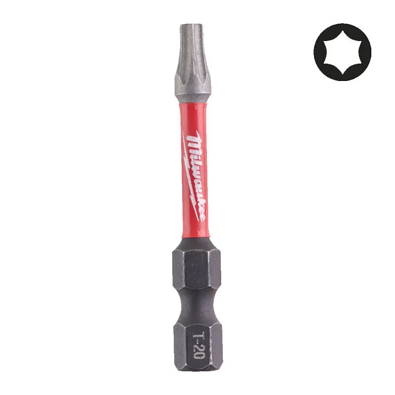 Біта SHOCKWAVE MILWAUKEE, TX20, 50мм, (10 шт), пластикова коробка - фото 3