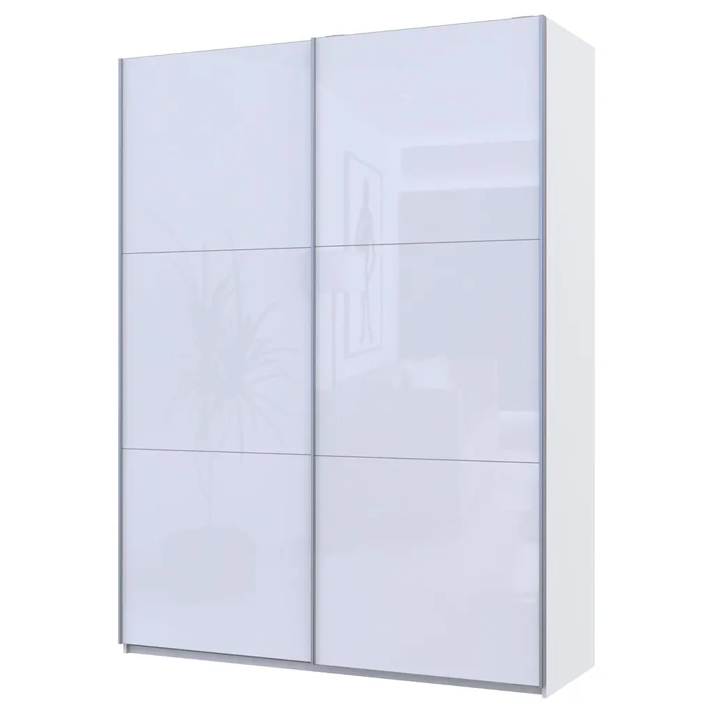 Шафа-купе Doros G-Caiser 2 Скла/3 частини 180х60х240 см Білий (42005017) - фото 6