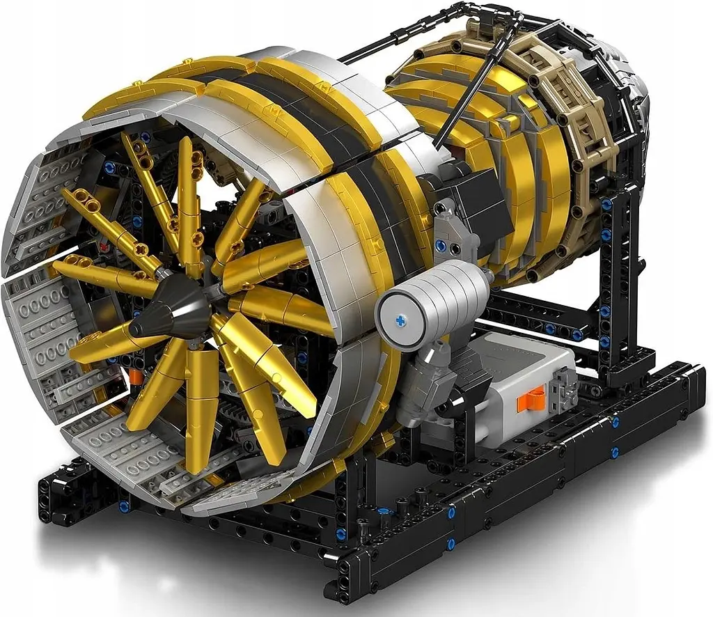 Конструктор авіаційний двигун Mould King Motorised Turbine Engine  для дітей та дорослих  2256 деталей - фото 4