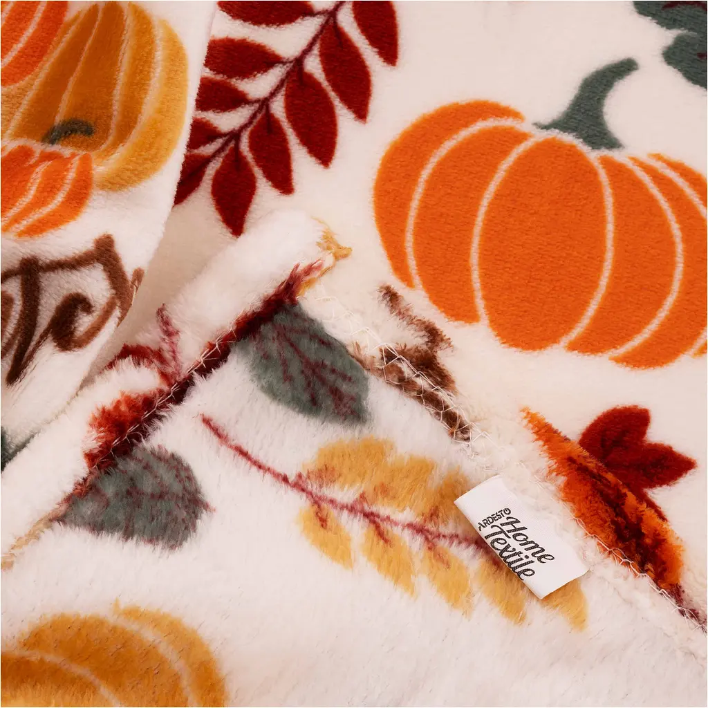 Плед Ardesto Autumn Flannel 160х200 см осінь білий (ART0146PB) - фото 3