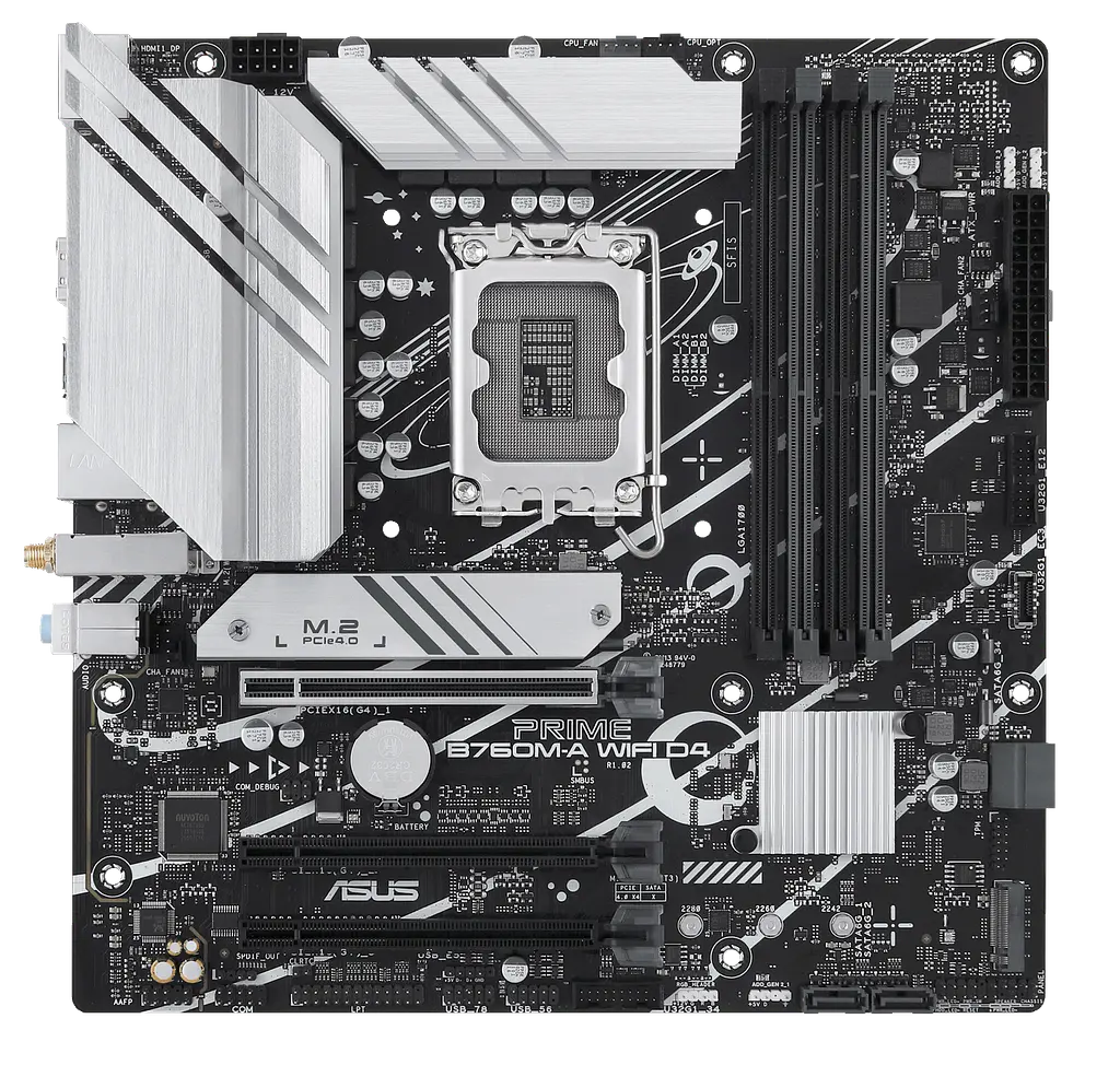 Материнська плата Asus B760M-A Prime Wi-Fi D4 LGA 1700 (PRIME B760M-A WIFI D4)