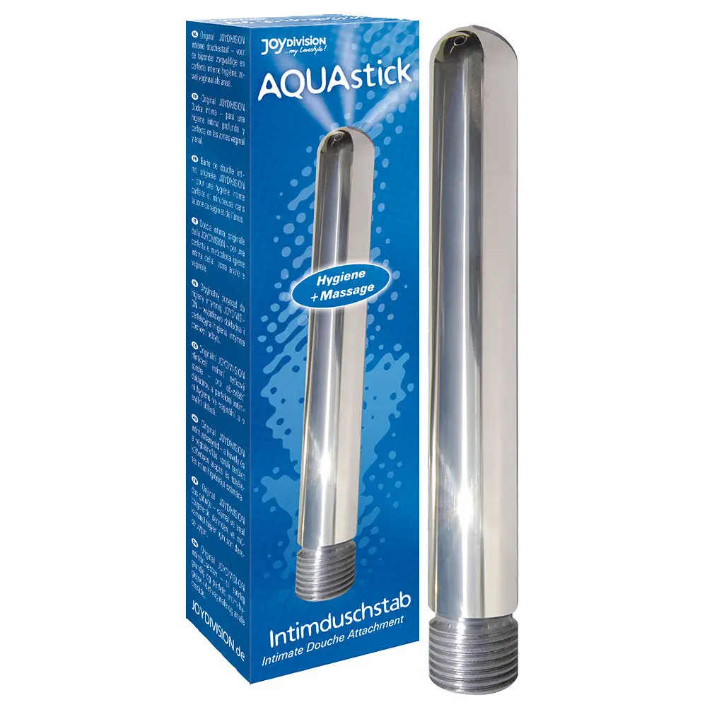 Анальний душ Joy Division Aluminium Intimate Douche, сріблястий - фото 3