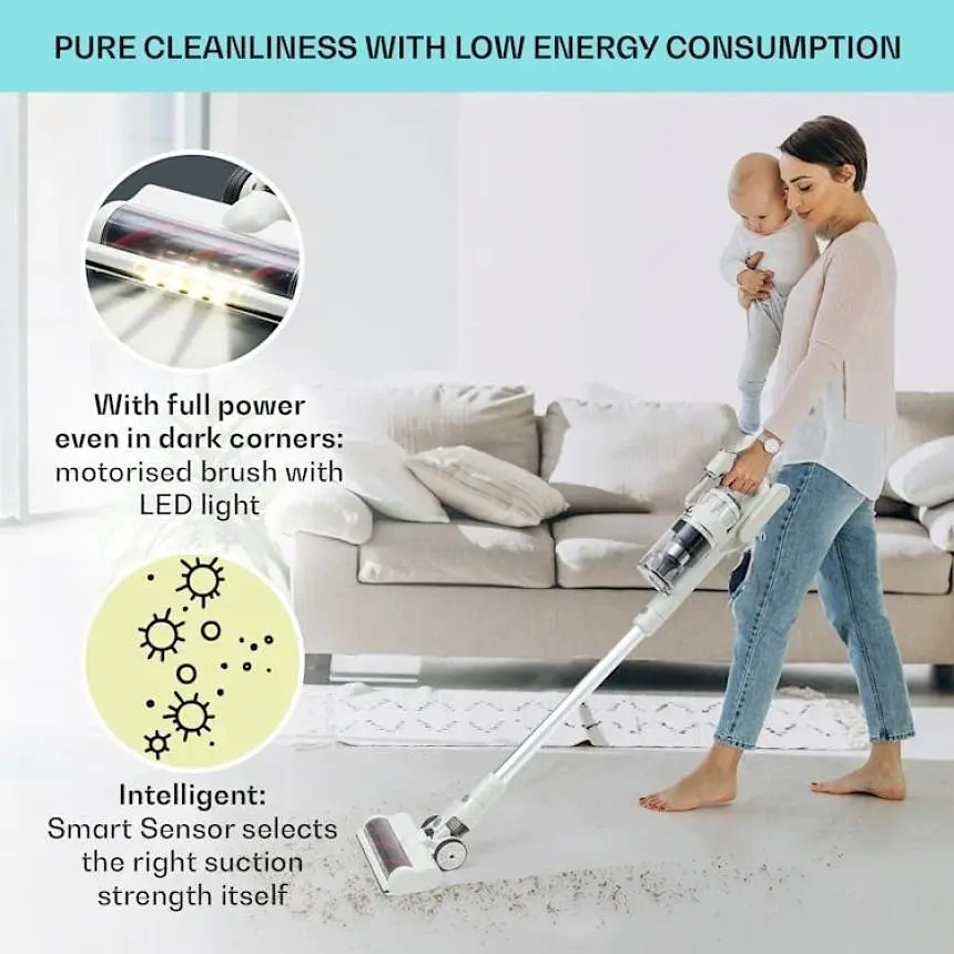 Аккумуляторный пылесос Klarstein LARMA (10040033) - фото 3