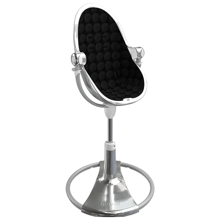 Стульчик для кормления Bloom Fresco Silver/Midnight black (E10535-S\U10543-MB) - фото 4