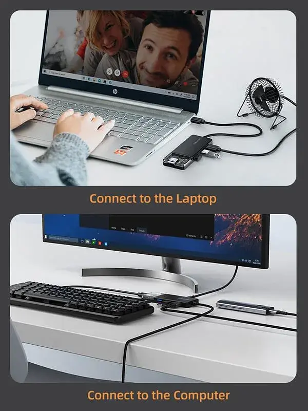 Концентратор Cabletime USB - 4 Port USB 3.0, 5Gbps, 0.15 m (CB01B) - фото 5