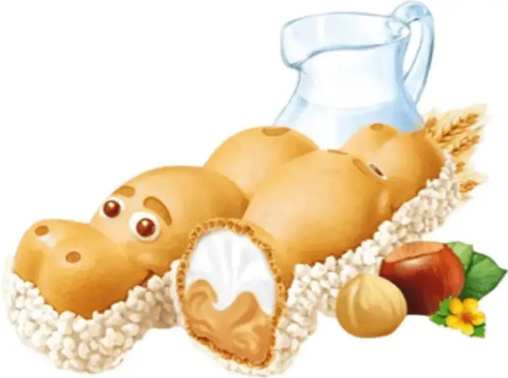 Вафельний батончик бегемотик Kinder Happy Hippo Hazelnut 21 г - фото 4