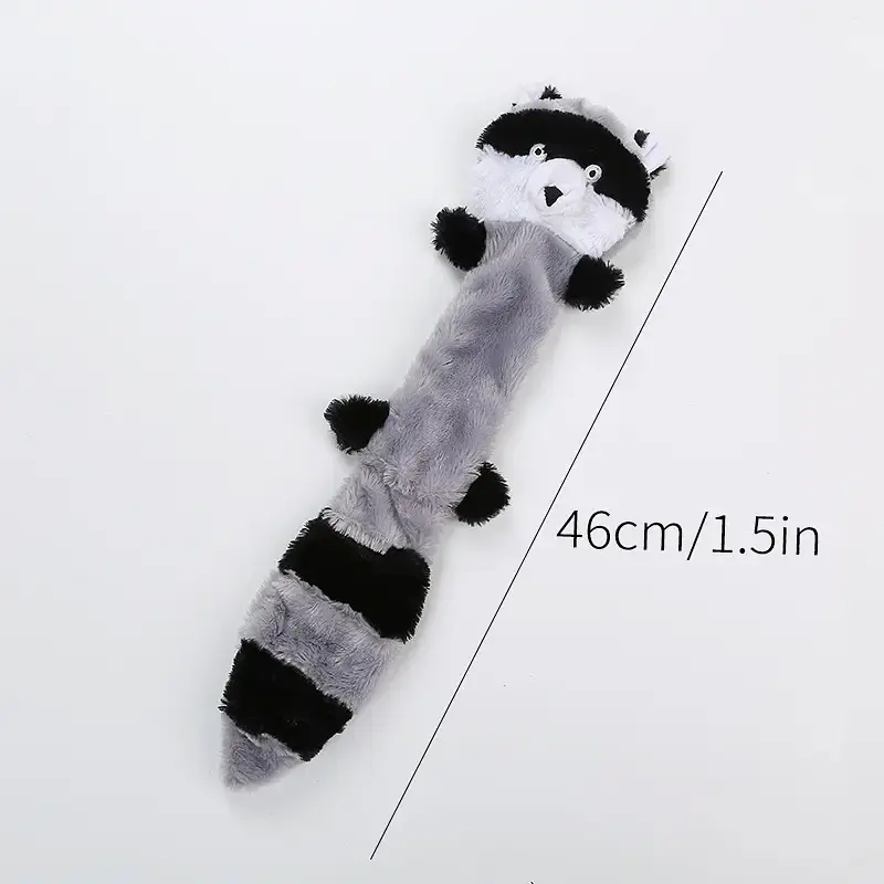 М'яка плюшева іграшка для прорізування зубів без набивання Derby Squeaky Dog Toy - фото 2