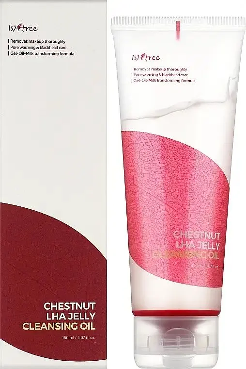 Олія гідрофільна з LHA кислотою 150 мл Isntree Chestnut LHA Jelly Cleansing Oil