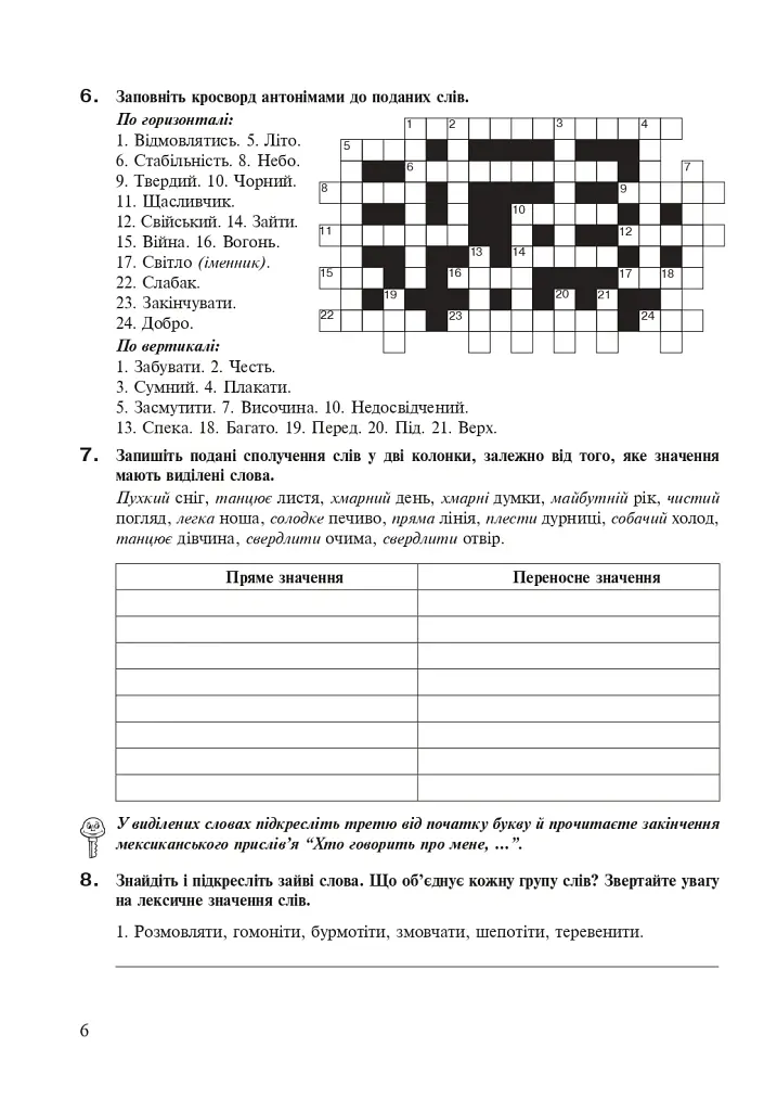 Українська мова. 8 клас. Робочий зошит. Видання шосте, доповнене та перероблене - Тарас Ткачук - фото 5