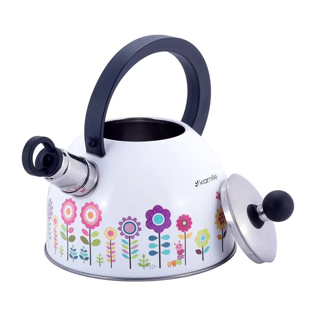 Чайник із свистком Kamille KM-1079RS 1.8 л - фото 2