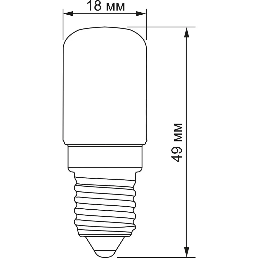 Лампа світлодіодна Videx ST25e 3W E14 4100K (VL-ST25e-03144) - фото 3