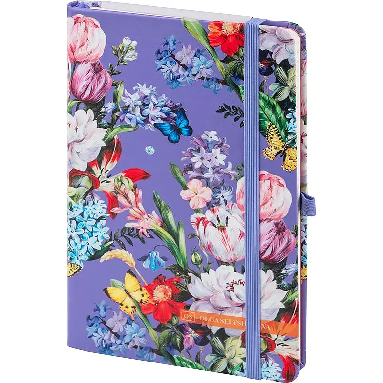 Книга записна A5 Axent Partner OS Secret Garden 96 аркушів клітка  (8621-2-A-OS) - фото 2
