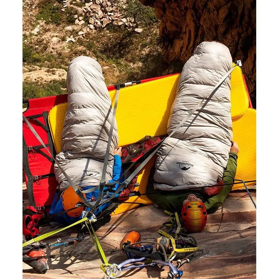 Спальник з натуральним пухом Naturehike Snowbird NH20YD001, p-р M, коричневий 350 г - фото 8