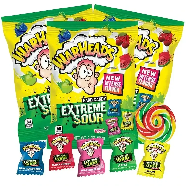Льодяники Warheads Extreme Sour Hard Candy 28г - фото 3