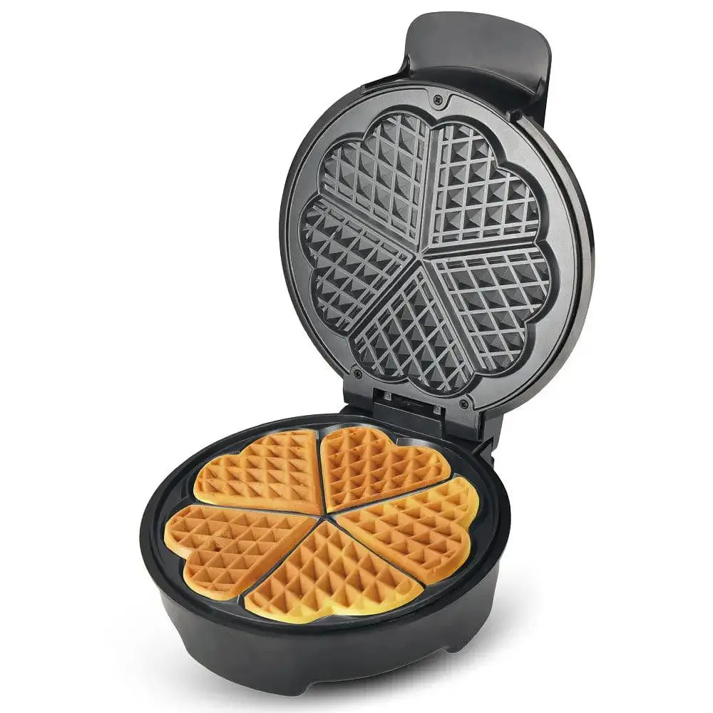 Вафельниця Hoffmans HM-3024 1000W - електрична вафельниця з антипригарним покриттям і швидким нагріванням