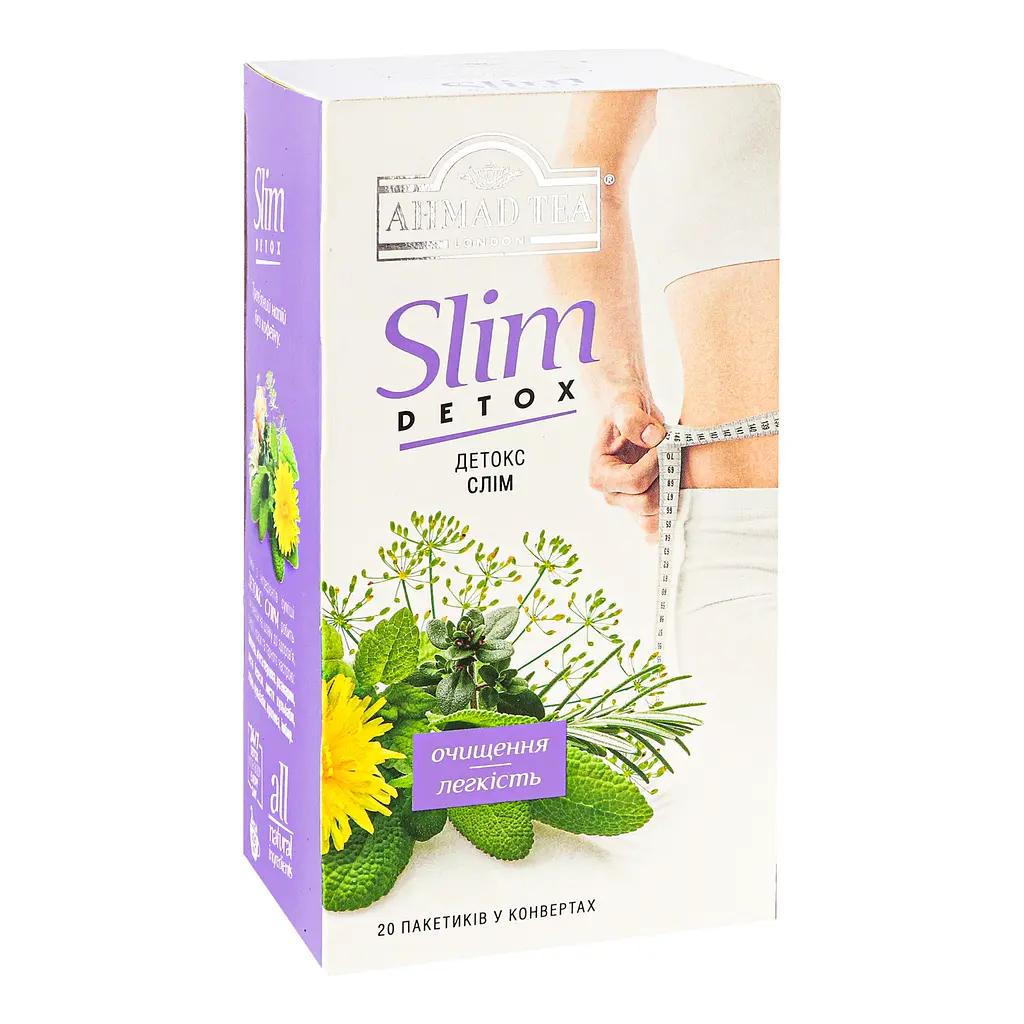 Суміш трав'яна Ahmad Tea Detox Slim, 20 пакетиків (736227) - фото 3