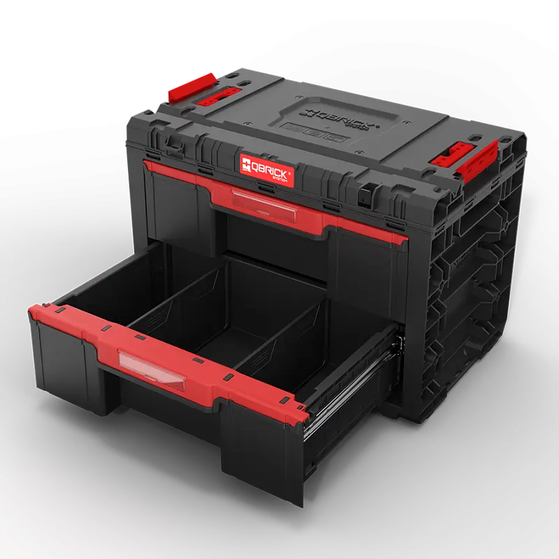 Ящик для інструментів Qbrick SYSTEM PRIME DRAWER 2 TOOLBOX BASIC IP66 542x335x369 мм 5901238262268 - фото 2
