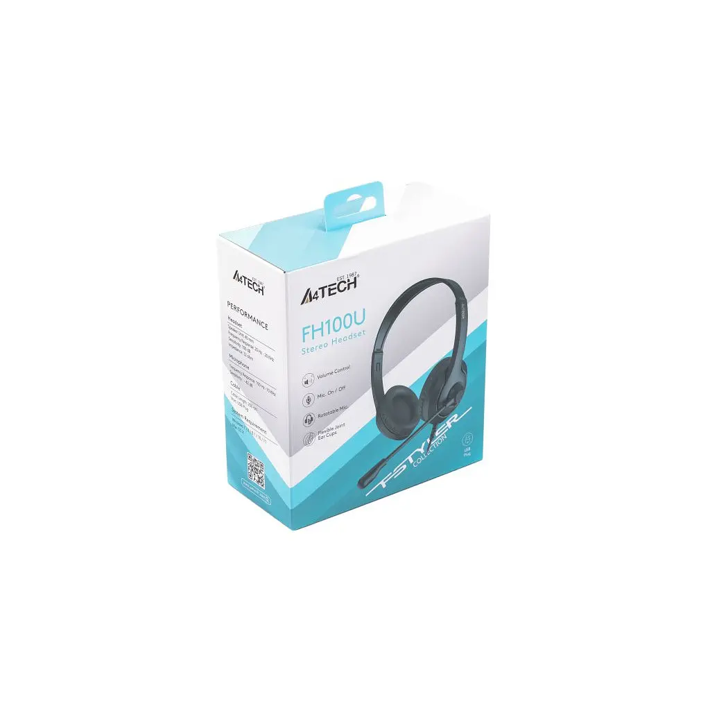 Наушники A4Tech FH100U Stone Black - фото 8