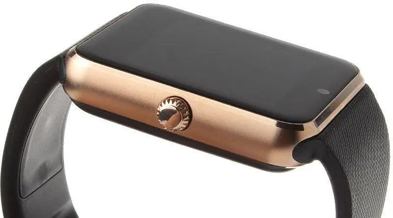 Смарт-годинник GT08 з камерою і Sim картою Gold Black (16149) - фото 5