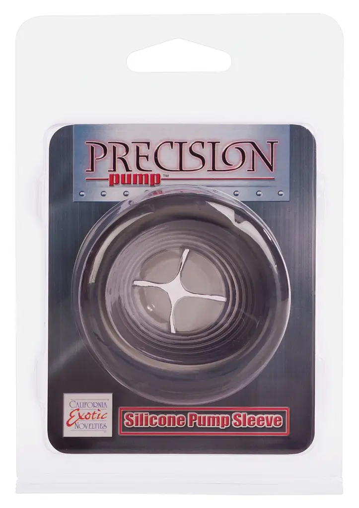 Запасна насадка для помпи Universal Silicone Pump Sleeve Grey 6х7.5 см - фото 3
