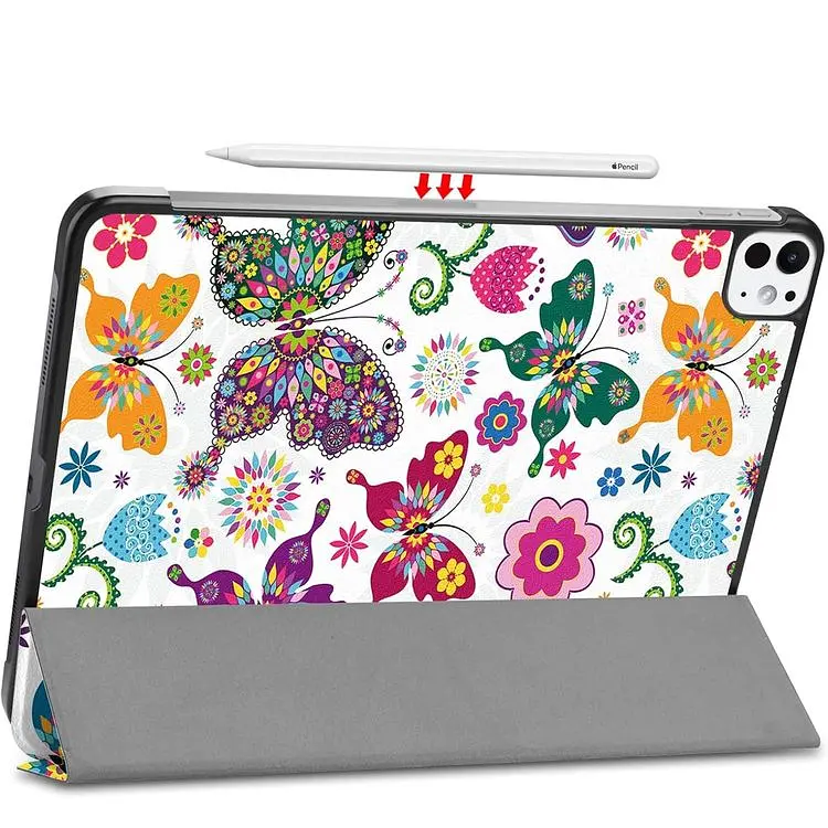 Чехол-книжка BeCover Smart Case для Apple iPad Pro 11" M4 2024 Butterfly (711631) - фото 4
