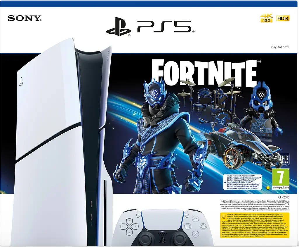 Ігрова консоль Sony PlayStation 5 Slim 1TB Fortnite Cobalt Star Bundle (1000045165) (UA UCRF) - фото 3
