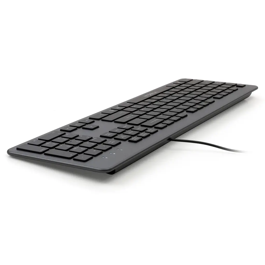 Клавіатура Vinga KB735 black-grey - фото 5