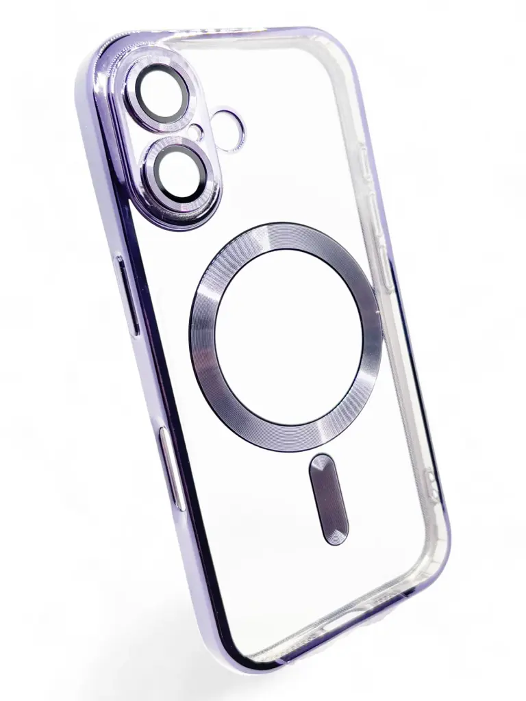 Чохол до мобільного телефона BeCover TPU Chrome Case (MagSafe) для Apple iPhone 16 Purple (712074) - фото 2