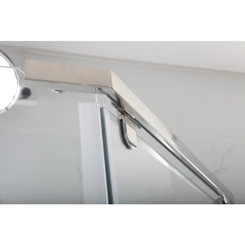 Душова кабіна з низьким піддоном Mixxus Lines SCT01-90x90x198-Tr прозоре скло 6мм New (в 2 ящ) chrome MI8370, Хром, прозорий, хром - фото 9