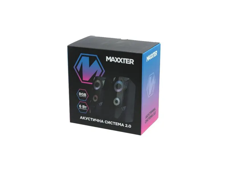 Колонки для комп'ютера Maxxter CSP-U002RGB - фото 2